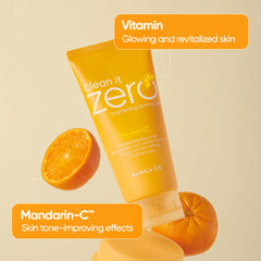 Banila Co Clean it Zero Brightening Peeling Gel mandarin-orange capsules highlight vitamin-rich exfoliation