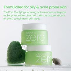 BANILA CO Clean it Zero sherbet texture ready to emulsify into oil for deep cleansing
