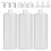 Bar5F large bottles 1-liter kit with three bottles and nine caps for versatile dispensing.