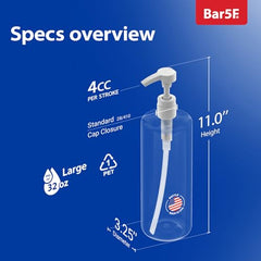 Bar5F pump bottle two-pack display shows budget-friendly duo.