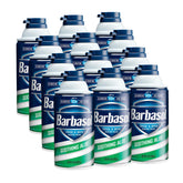 Barbasol Soothing Aloe thick and rich shaving cream 10oz jar delivering a luxurious, protective lather.
