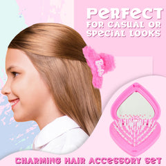 Barbie claw clip strong-hold for updos and away-from-face.