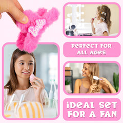 Barbie pink hair-accessories perfect for dress-up play and events.
