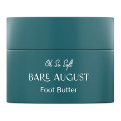 Bare August Foot Cream heel balm tube on table ready for at-home care.