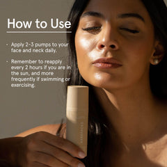 Barefaced Tinted Protection SPF 50+ ingredients panel highlight zinc oxide and actives