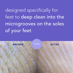 Natural ingredients like shea butter and coconut oil nourish skin during cleansing.