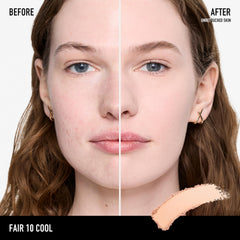 bareMinerals BarePro compact includes sponge for easy on-the-go application.