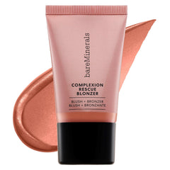bareMinerals Complexion Rescue Liquid Blonzer Kiss of Rose bottle with pump for a radiant, buildable glow.