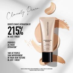 bareMinerals Complexion Rescue olive-derived squalane bottle for all-day hydration.