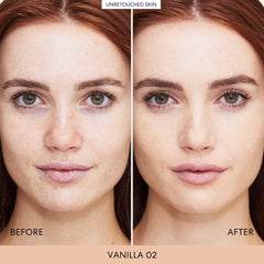 bareMinerals Complexion Rescue mineral SPF 30 sunscreen texture protects UVA/UVB rays.