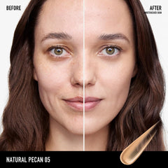 bareminerals Complexion Rescue SPF shield visual highlights UVA/UVB protection for daily use.