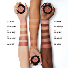 bareMinerals Gen Nude Blonzer Kiss of Copper W-shape application highlights high points