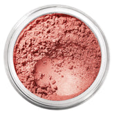 bareMinerals Vintage Peach blush compact showing natural-sheen glow for everyday wear.
