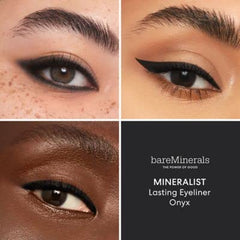 bareMinerals Mineralist Lasting Eyeliner Onyx cream-to-set texture for lasting definition