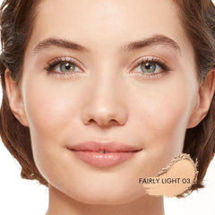 bareMinerals Original Loose Powder Foundation natural luminous finish on skin