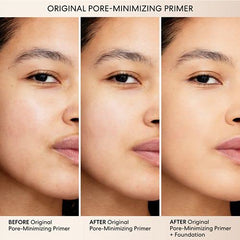 bareMinerals Original Pore-Minimizing Gel Primer application image preps skin for foundation