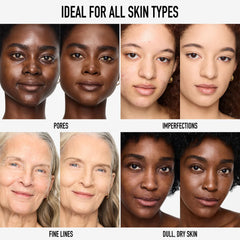 bareMinerals Original pressed powder foundation SPF 15 natural matte finish on skin looks non-cakey