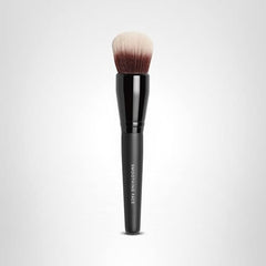 bareMinerals Smoothing Face Brush application demonstrates easy blending for even complexion with tinted gel cream