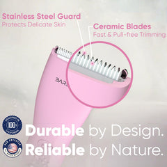 Barewize Bikini Trimmer USB-C rechargeable for cordless grooming anywhere.