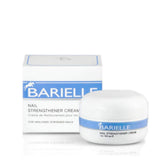 Barielle Nail Strengthener Cream bottle pour showing easy application benefits