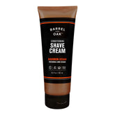 Barrel and Oak conditioning shave cream bottle for a smooth, comfortable shave.