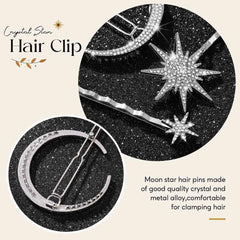 BARTOSI crystal bobby pin ideal for parties and special occasions.