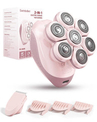 Bartrimber electric razor 2in1 head close-up for precise shaving across body