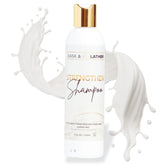BASK & LATHER Strengthen Shampoo bottle front—natural formula for stronger, healthier hair