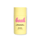 Bask SPF 50 sunscreen stick in use for quick, mess-free facial protection.
