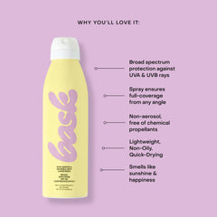 Bask Suncare vanilla coconut aroma close up evokes vacation vibes.