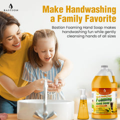 Bastion benzalkonium chloride safety label communicates safe, effective cleaning.