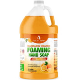 Bastion Mandarin Orange foaming hand soap bottle with crisp citrus aroma and gentle cleansing.