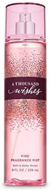 Bath & Body Works A Thousand Wishes mist bottle, front view for everyday fragrance.