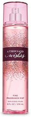 Bath & Body Works A Thousand Wishes mist bottle, front view for everyday fragrance.