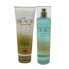 Bath & Body Works At the Beach gift pack wrapped with bow