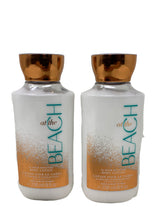 Bath and Body Works At The Beach lotion bottle with nourishing vitamin E and coconut oil.