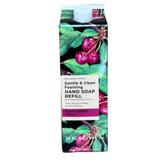 Bath & Body Works Black Cherry Merlot foaming hand soap pump bottle for soft hands and a pleasant scent.