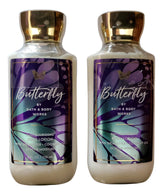 Bath & Body Works Butterfly Body Lotion 8oz bottle for silky skin and spring fragrance.