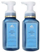 Bath & Body Works Crisp Morning Air bottle front with gentle foaming soap for refreshing cleanse