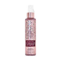Bath & Body Works Diamond Shimmer Mist bottle glowing with radiant shimmer for daily fragrance.
