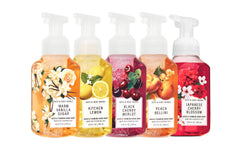 Bath and Body Works Fresh and Bright hand soaps set: five foaming bottles for gentle hand care