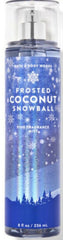 Bath & Body Works Frosted Coconut Snowball bottle front for refreshing aromatherapy mist