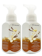 Bath & Body Works Gentle Foaming Hand Soap Warm Vanilla Sugar—creamy foam nourishes hands.