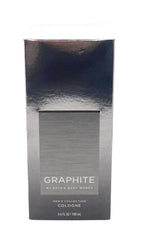 Bath & Body Works Graphite bottle close-up highlighting matte texture and cap.