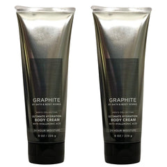 Bath and Body Works Graphite two-pack bottles delivering everyday moisture and soft skin.
