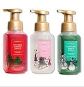 Bath & Body Works Holiday Trio hand soap bottles with festive scents for a refreshing hand wash routine.