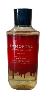 Bath & Body Works Immortal Men's 3-in-1 wash bottle for convenient grooming and clean skin.