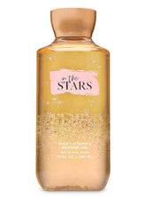 Bath & Body Works In The Stars Shower Gel bottle closeup — radiant fragrance and skin-softening hydration.