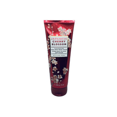 Bath & Body Works Japanese Cherry Blossom duo packaging with 24-hour moisture