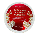 Bath and Body Works Japanese Cherry Blossom Ultra Shea Butter jar showing creamy moisture for soft skin